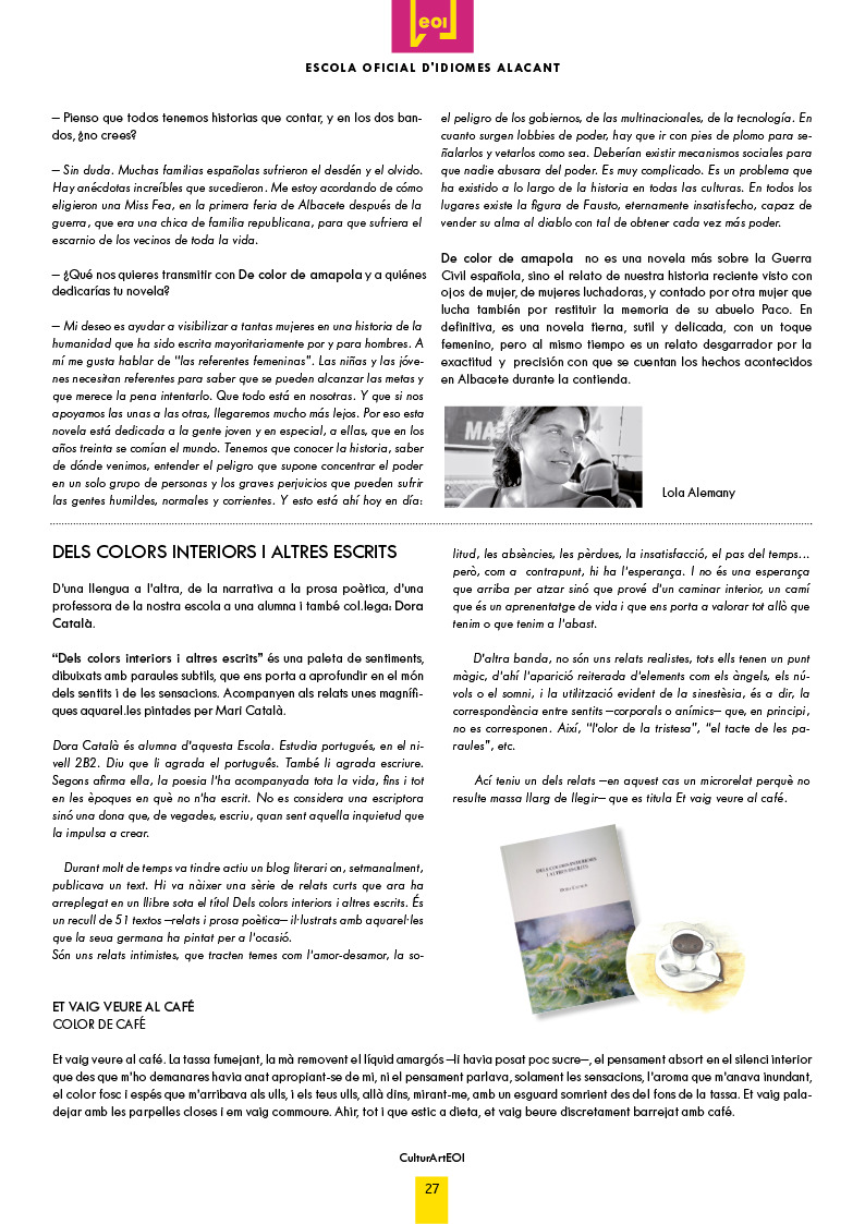 Entrevista en la Revista de la EOI Alicante página 2